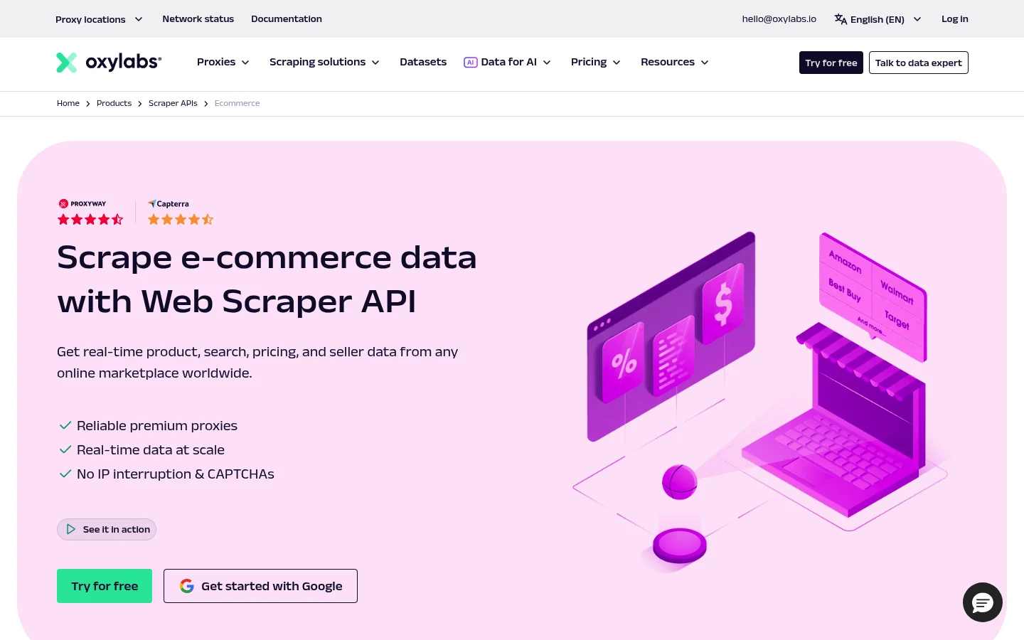 Oxylabs Web Scraper API