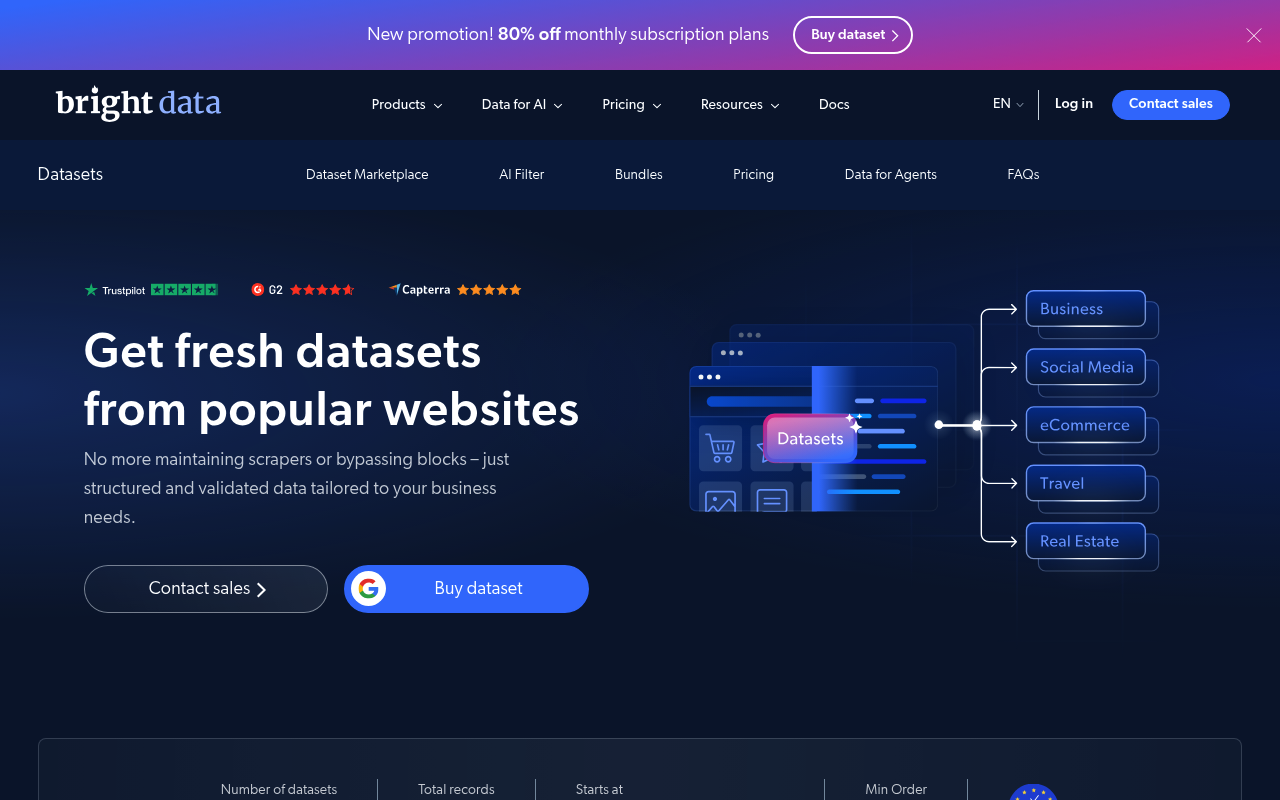 Bright Data social media data provider