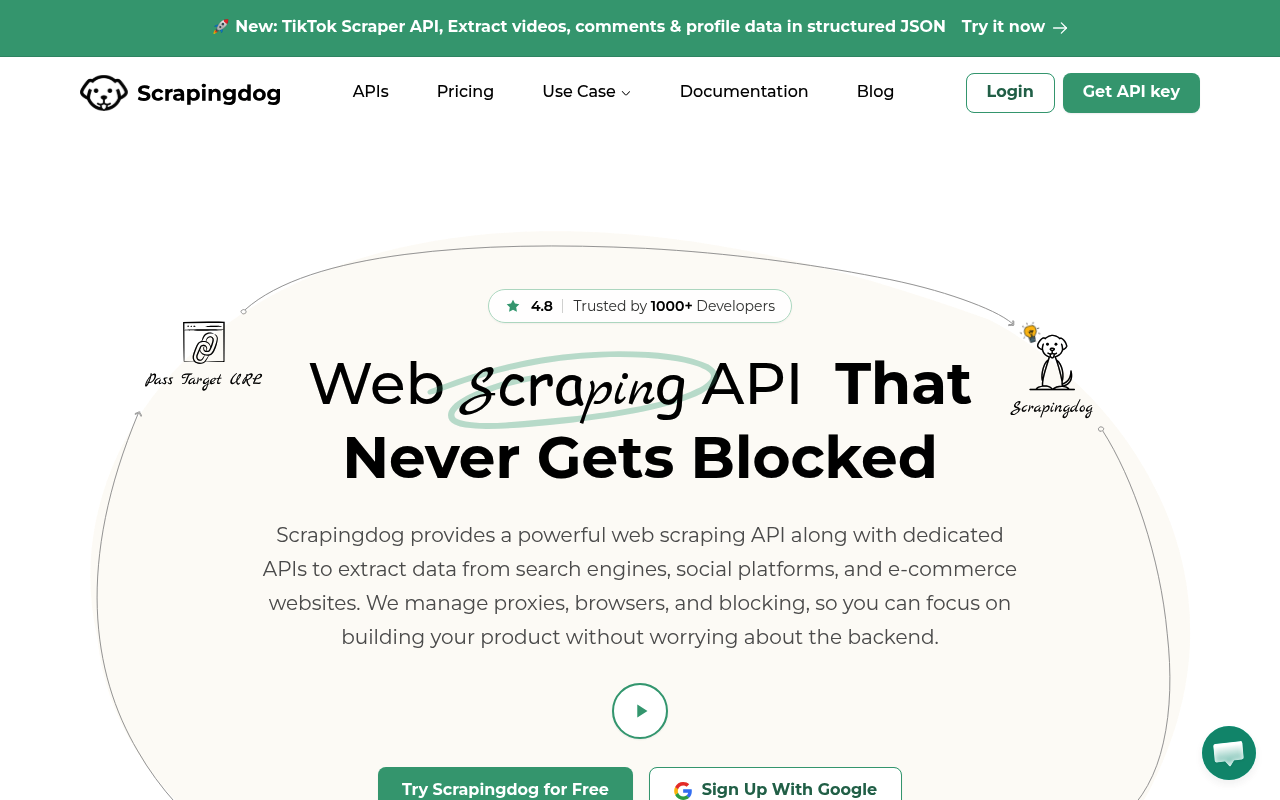 Scrapingdog real estate scraper