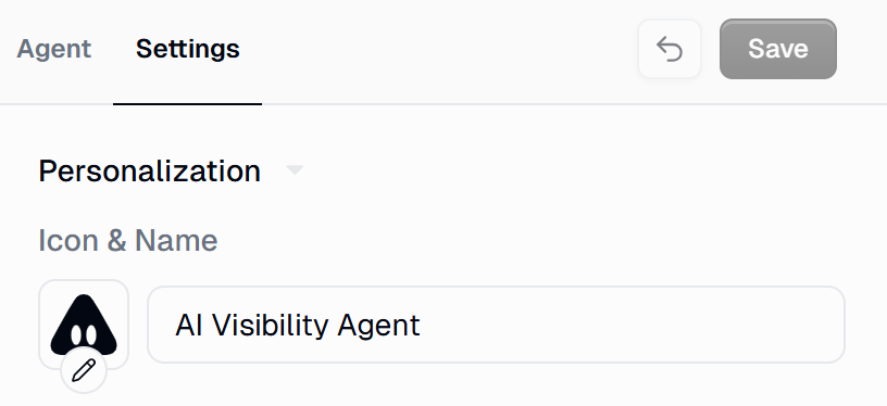Calling your Gumloop AI agent “AI Visibility Agent”