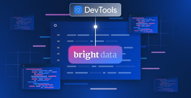 Chrome Dev tools with Bright Data