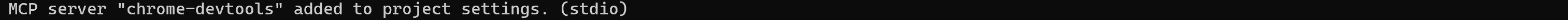 The output produced by the command