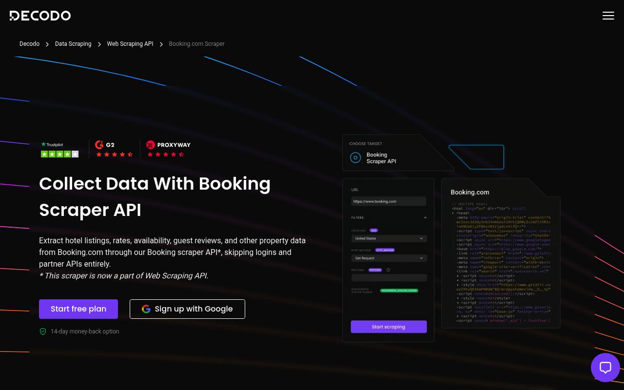 Decodo Booking.com-Scraper