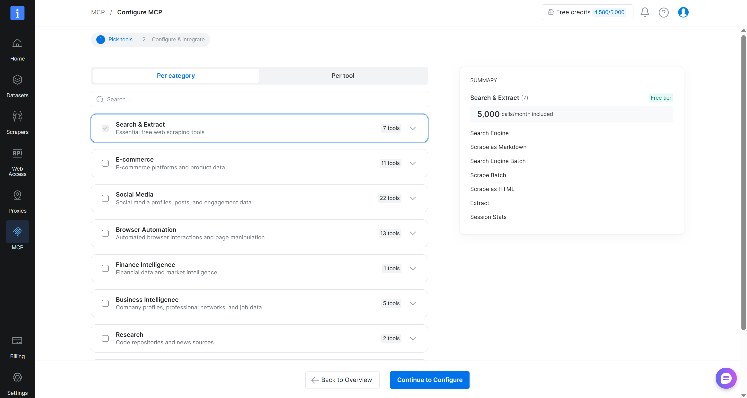 Configuring a Bright Data MCP connection URL