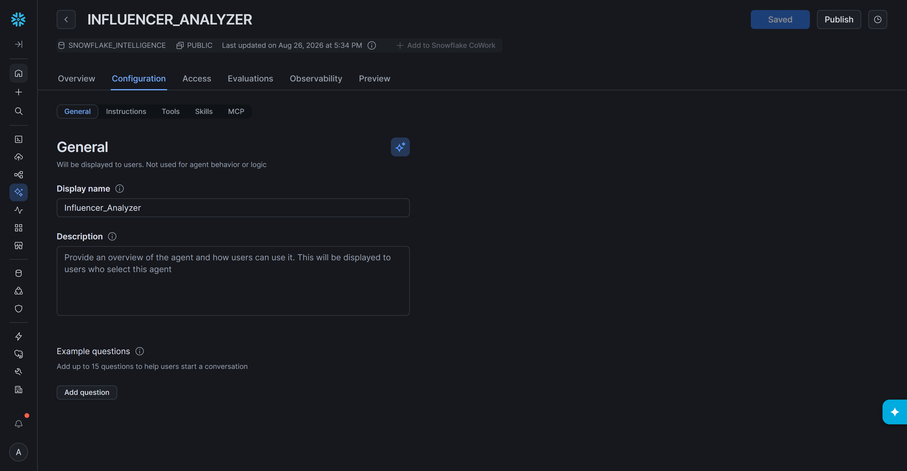 Configuring the Cortex agent