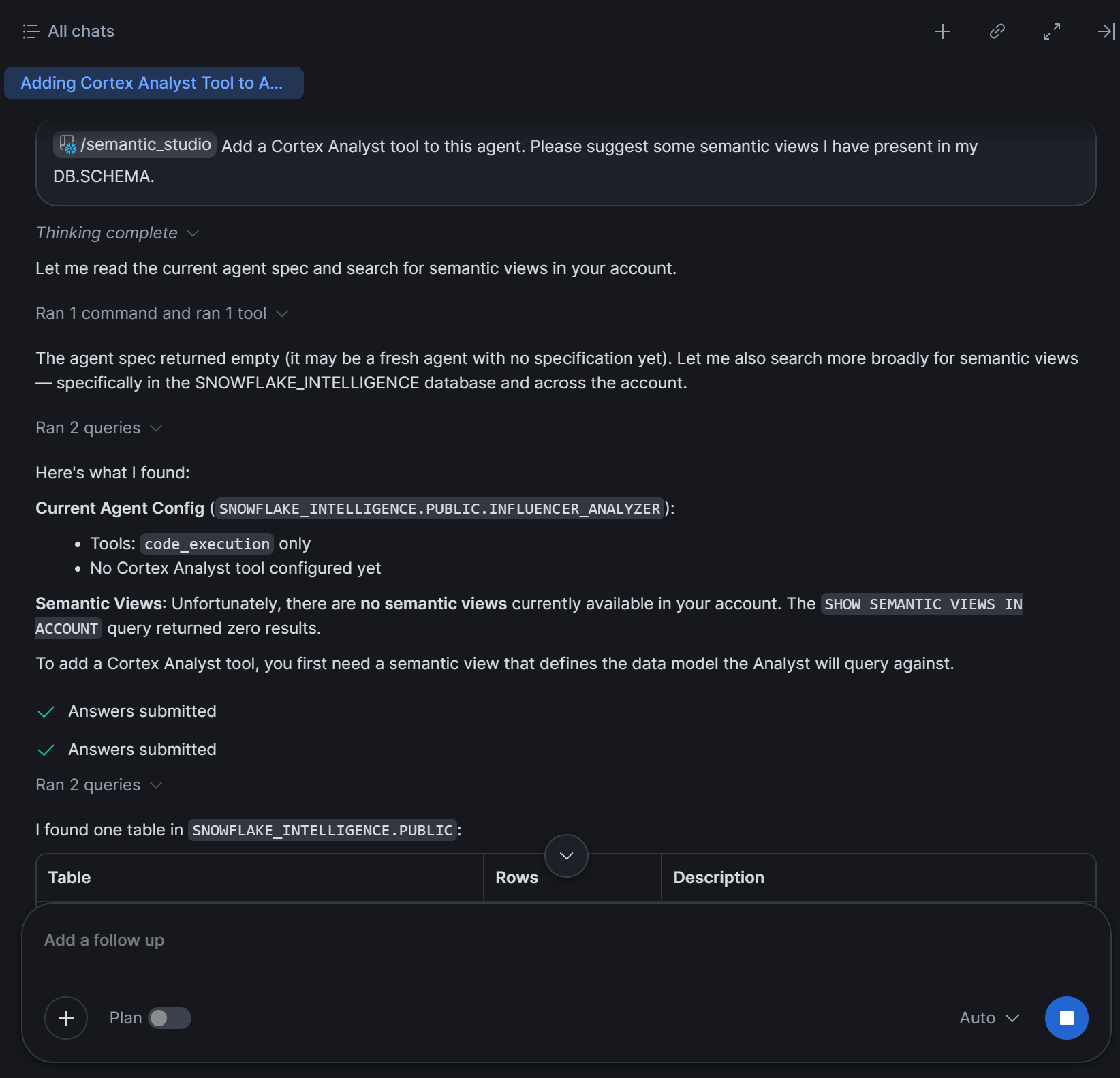 Interacting with CoCo for agent specification