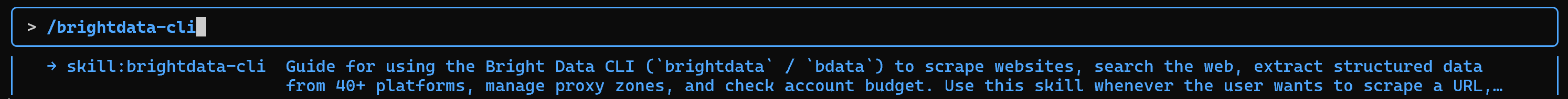 Note the that “brightdata-cli” skill is now available as a Kimi Code CLI command